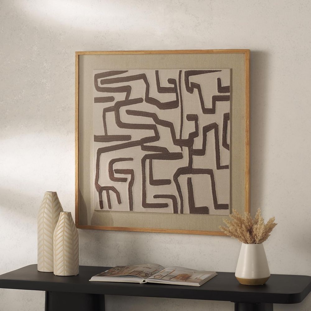 Century Textile & Sewing Supply Photos - SAFAVIEH Home Collection Tari Framed Textile