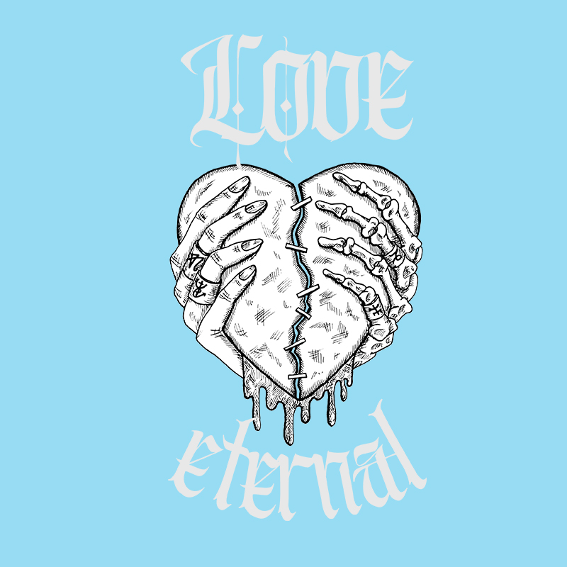 Iron On Patch - Street Graffiti Love Iron-on Transfers for