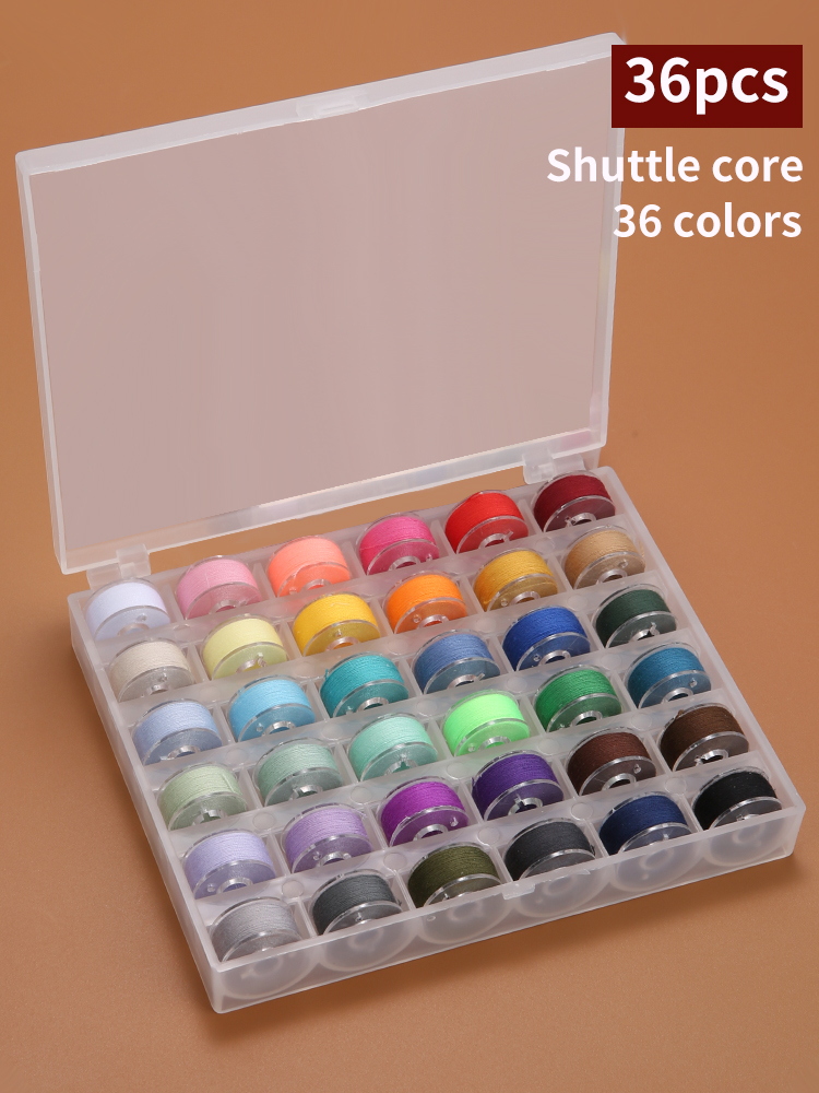 Bobbin Organizer Box - 25/36 Colors Set Bobbin Thread Polyester