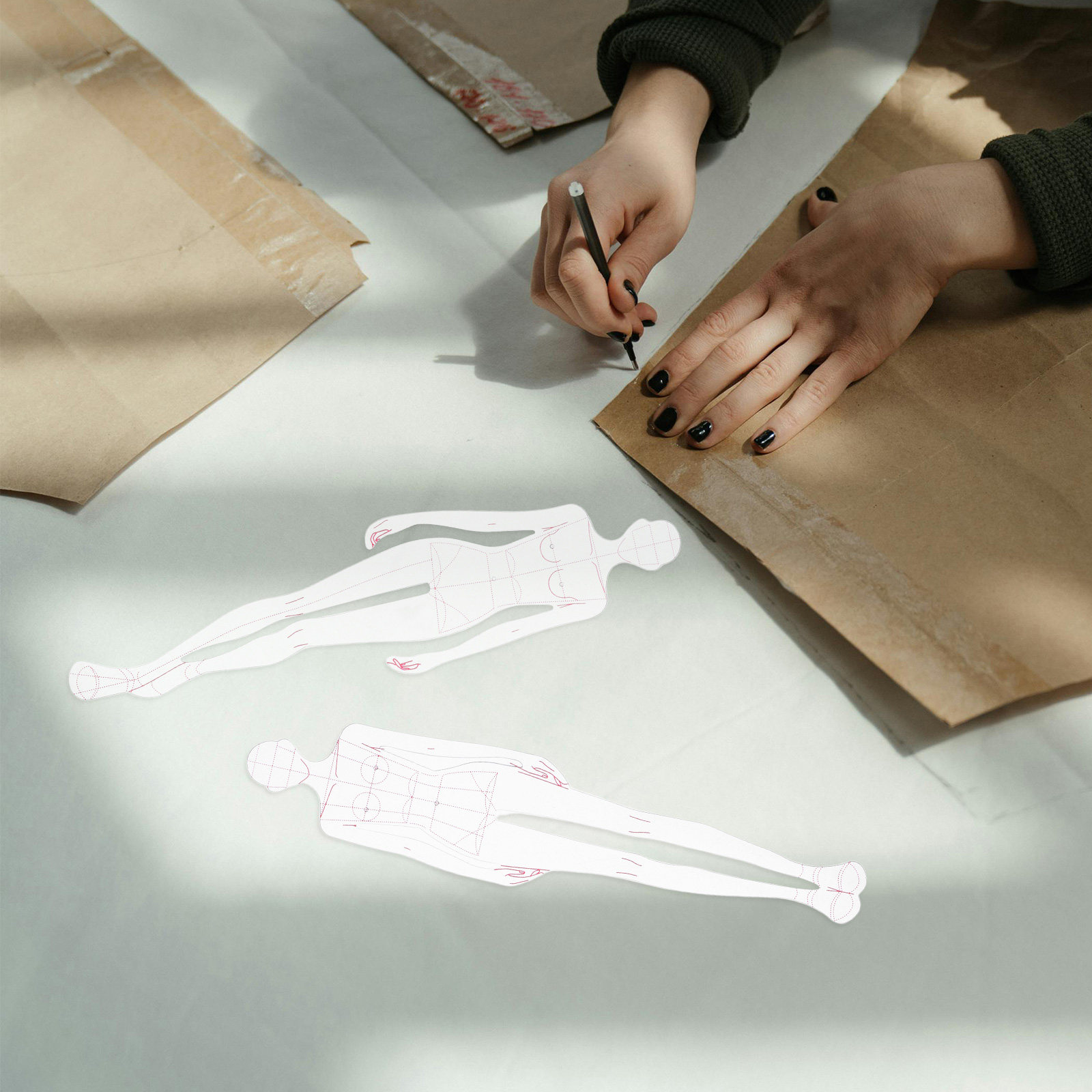 Sewing Kit - 1Set Eco Friendly Lightweight Female Figure