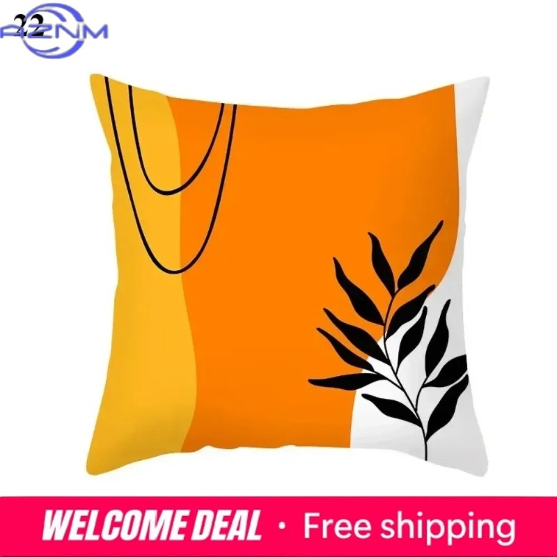 Boho Orange Abstract Cushion C - огляд і ціна Century Textile & Sewing Supply Photos