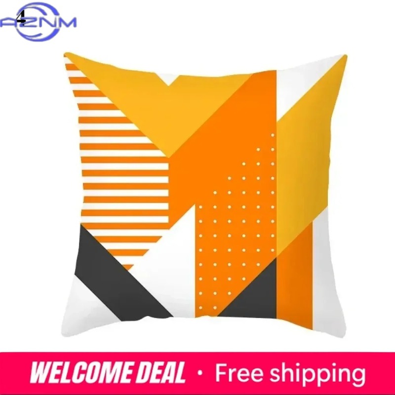 Boho Orange Abstract Cushion C - огляд і ціна Century Textile & Sewing Supply Photos