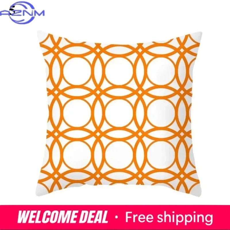 Boho Orange Abstract Cushion C - огляд і ціна Century Textile & Sewing Supply Photos