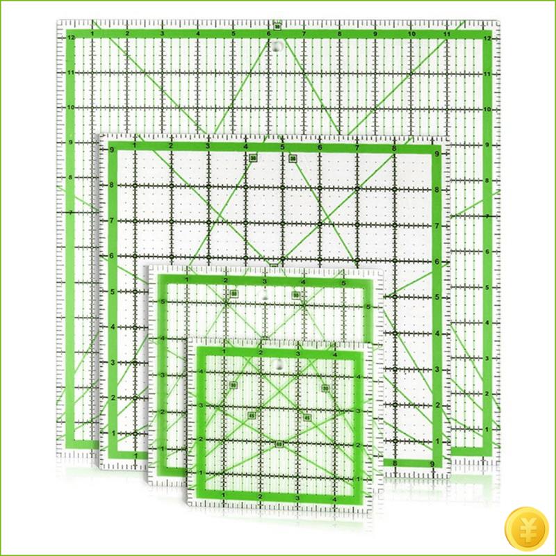 4Pcs Quilting Ruler Square Acr - огляд і ціна Quilting Ruler Square
