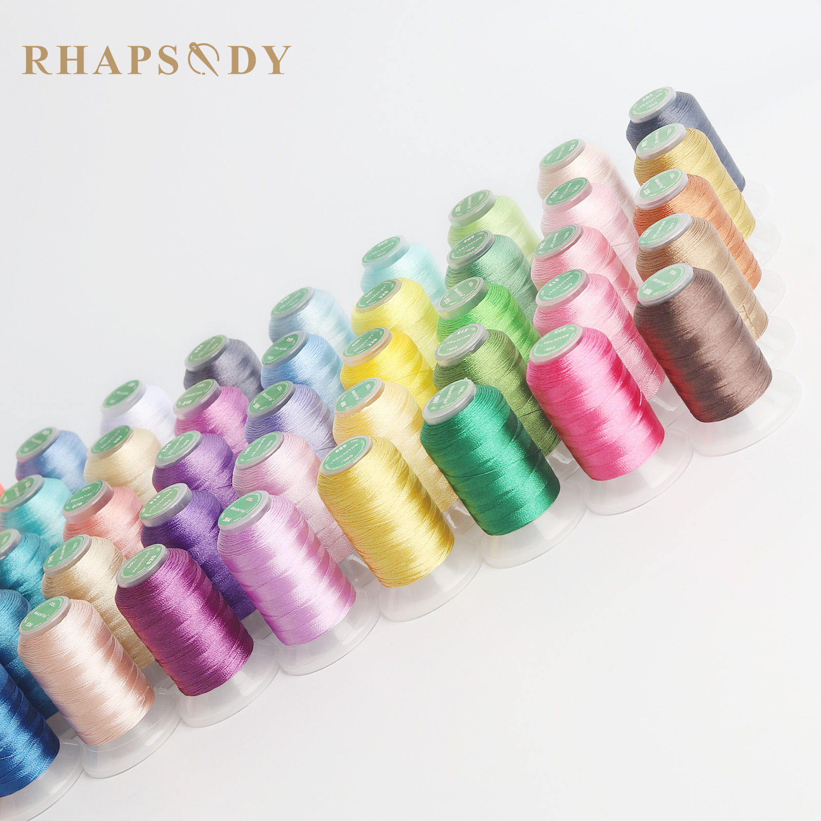 40WT Polyester Embroidery Thre - огляд і ціна Serger Thread Cone