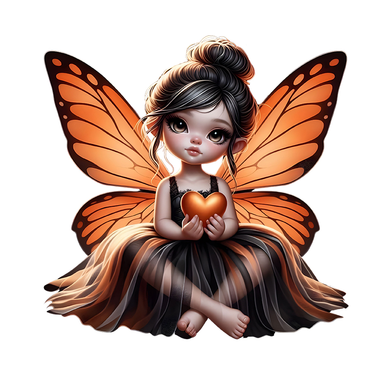 Cute Butterfly Elf Girl Iron O - огляд і ціна Iron On Patch