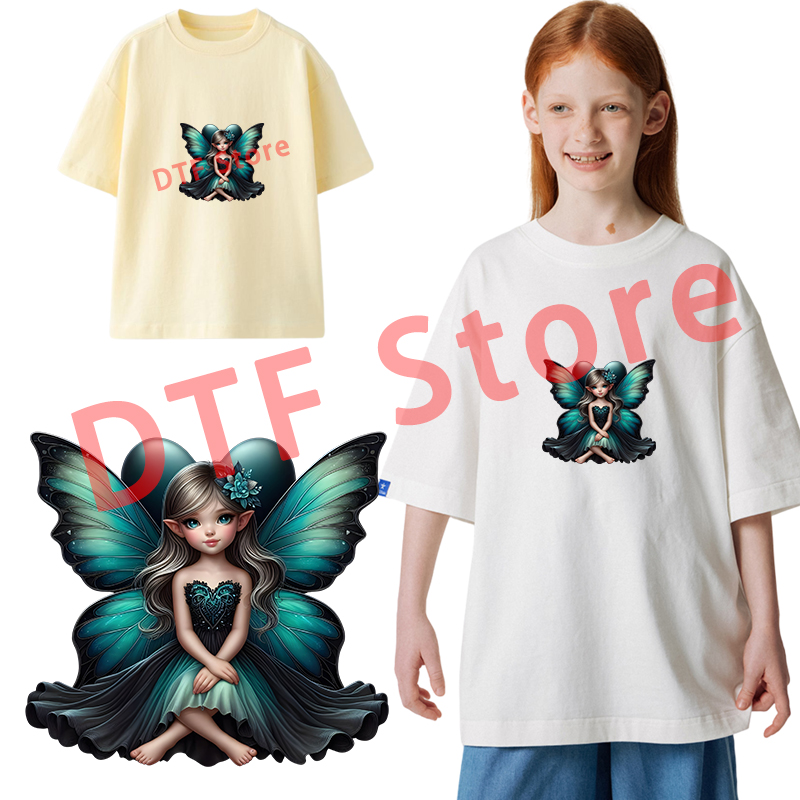 Cute Butterfly Elf Girl Iron O - огляд і ціна Iron On Patch