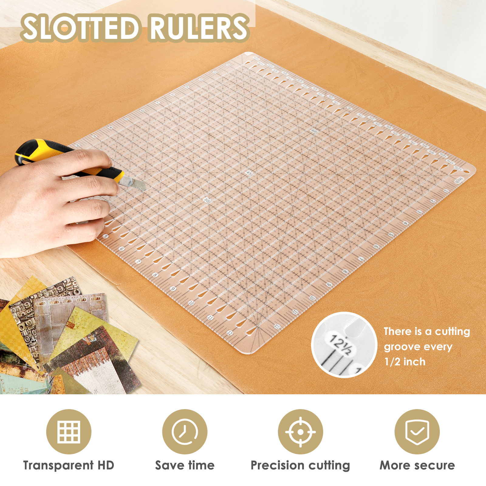 Quilting Ruler 12 x 12 Inches  - огляд і ціна Quilting Ruler Square