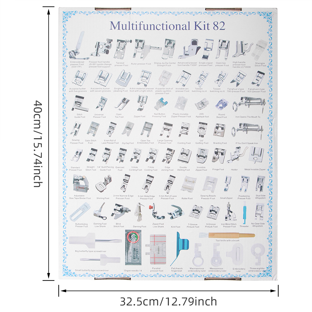 82pc/SET Full Set Sewing Machi - огляд і ціна Sewing Kit