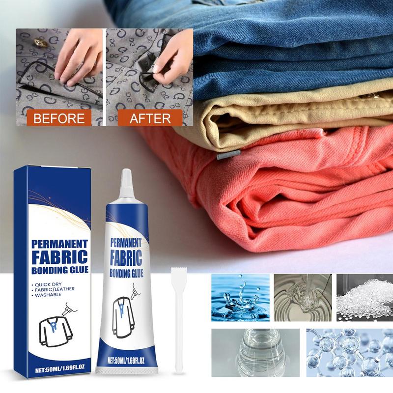 Clear Fabric Adhesive Glue Wat - огляд і ціна Fabric Glue Bond