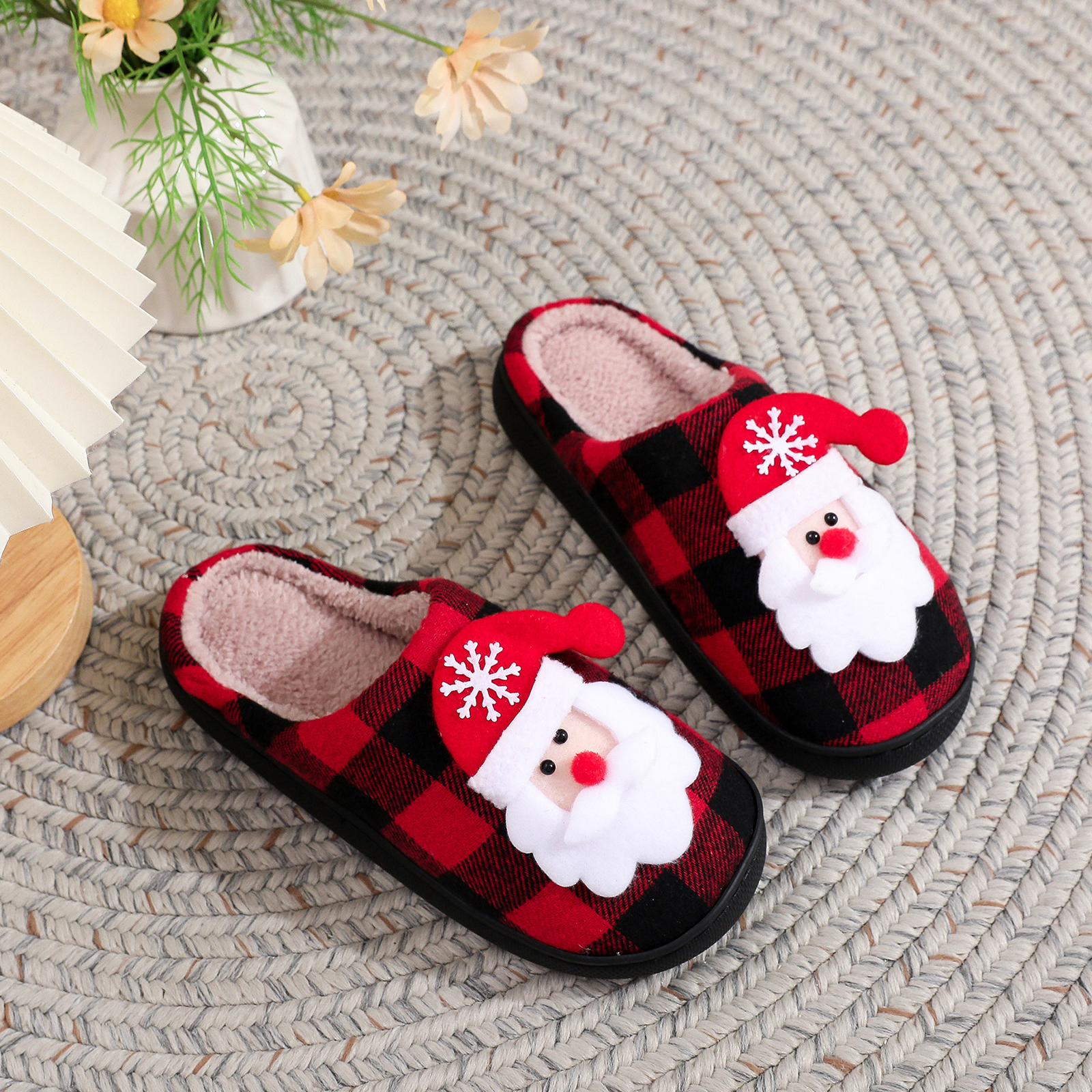 Christmas Couple Fuzzy Slipper - огляд і ціна Sewing House