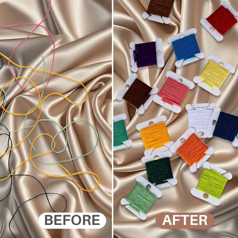 Plastic Embroidery Floss Bobbi - огляд і ціна Bobbin Organizer Box