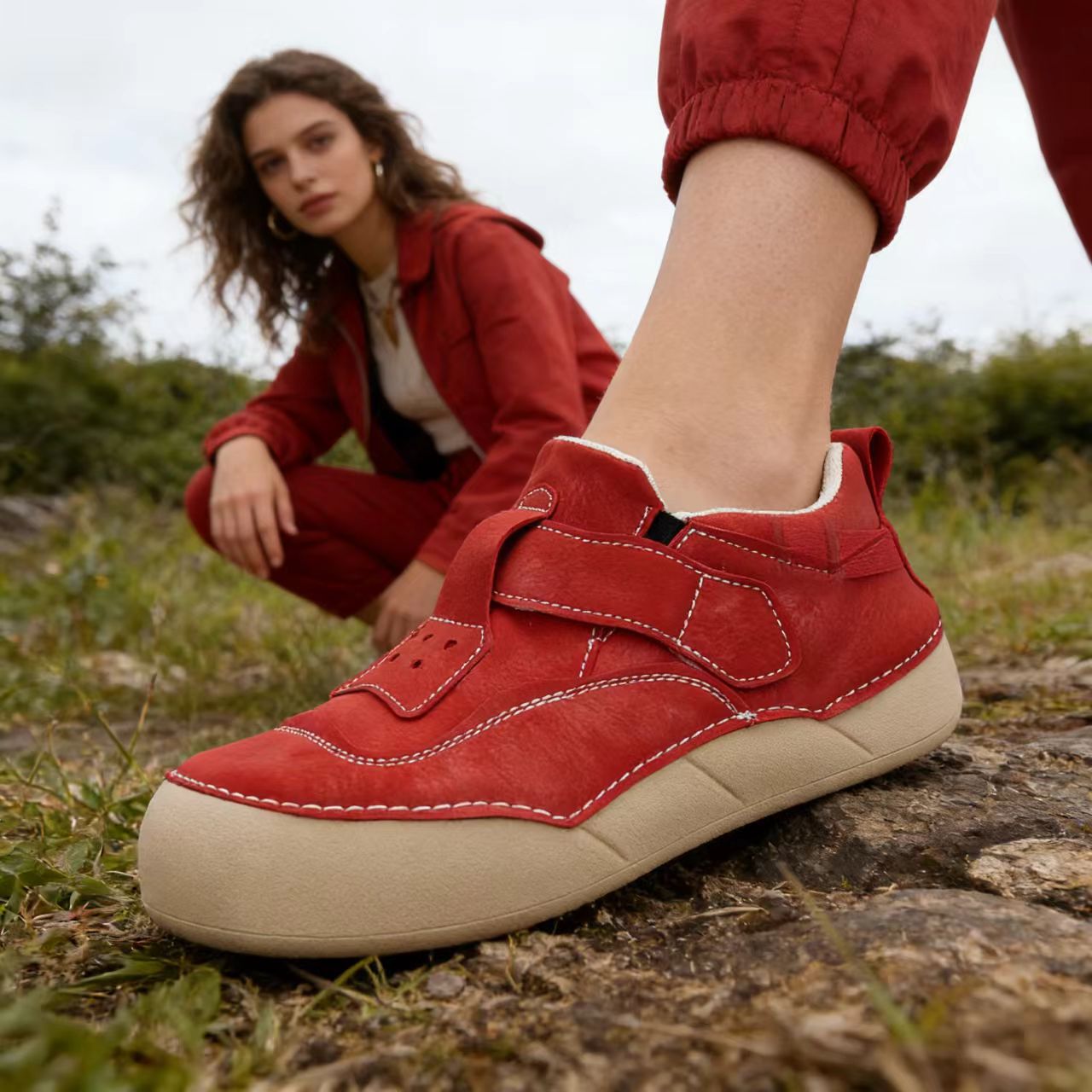 Handmade Leather Shoes Spring  - огляд і ціна Sewing Fabric