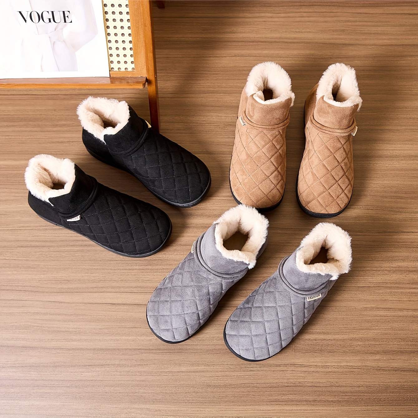 Winter Warm Plush Slippers Men - огляд і ціна Sewing Fleece