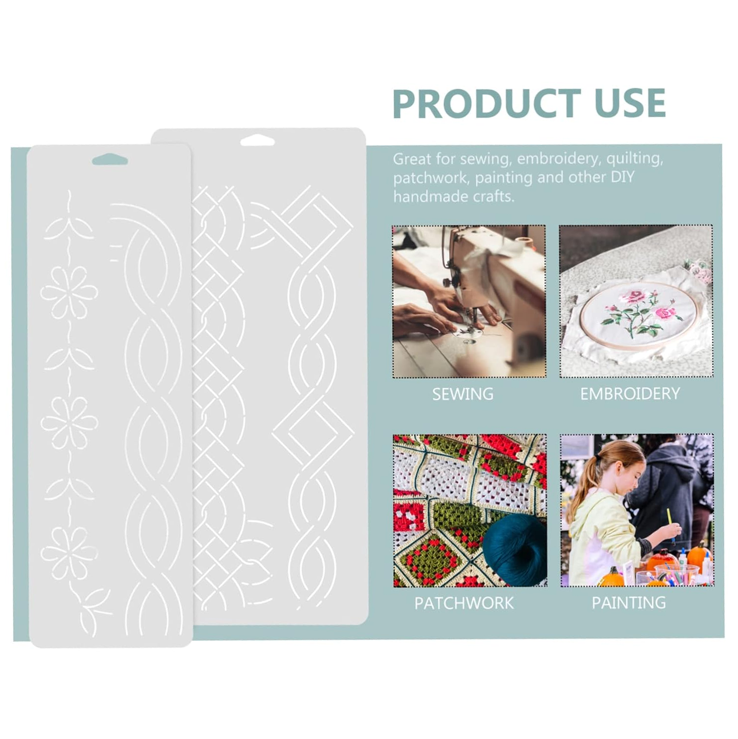 1Pc Patchwork Templates Quilti - огляд і ціна Quilting Ruler Square