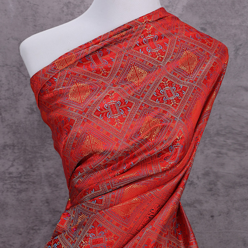 Chinese Style Jacquard Brocade - огляд і ціна Sewing Fabric
