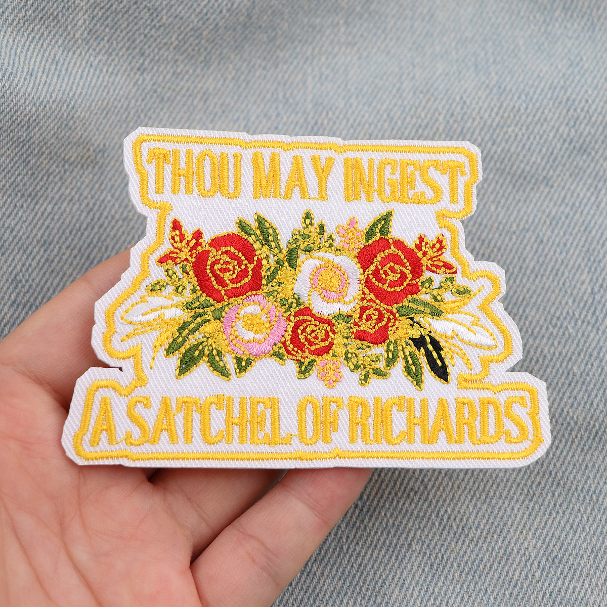 Funny Badge Quotes Cartoon Ani - огляд і ціна Iron On Patch
