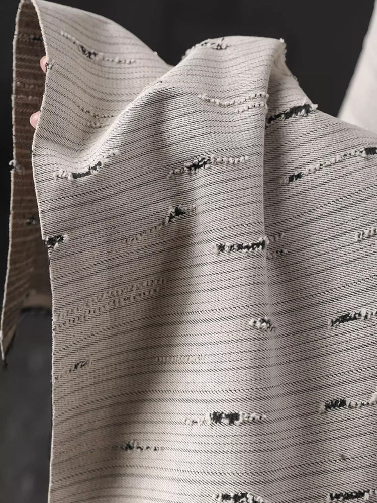 Striped Denim Cotton Jacquard  - огляд і ціна Sewing Recycling