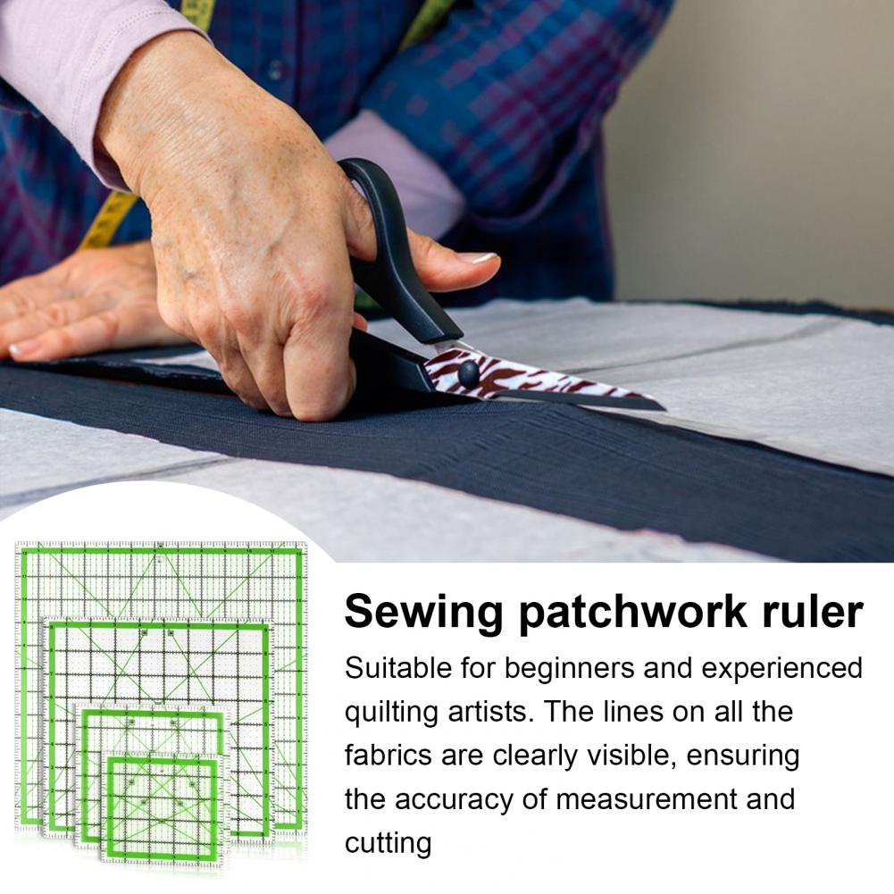 4Pcs Acrylic Quilting Ruler 4. - огляд і ціна Quilting Ruler Square