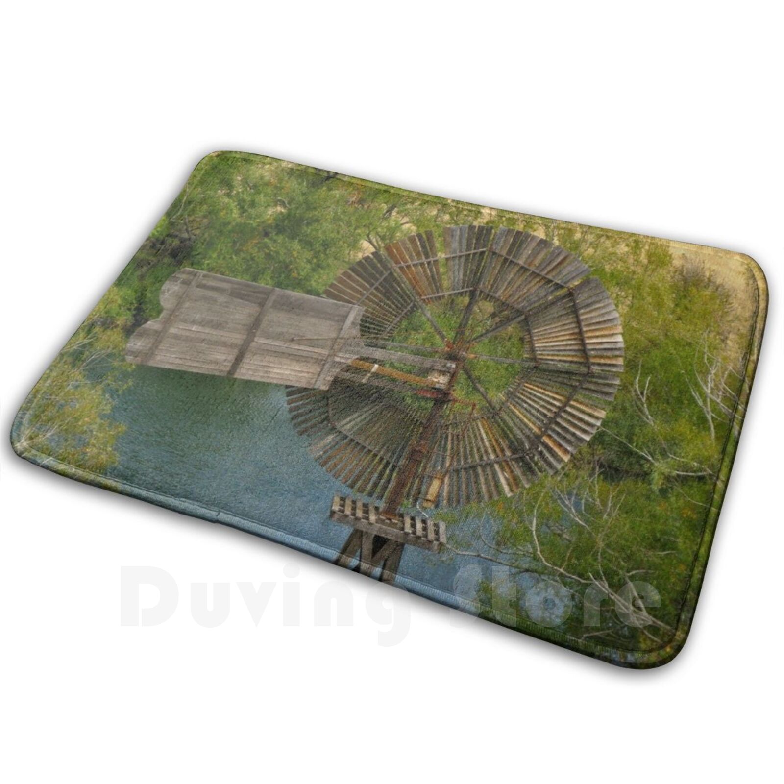 Wooden Windmill Carpet Mat Rug - огляд і ціна Century Textile & Sewing Supply Photos