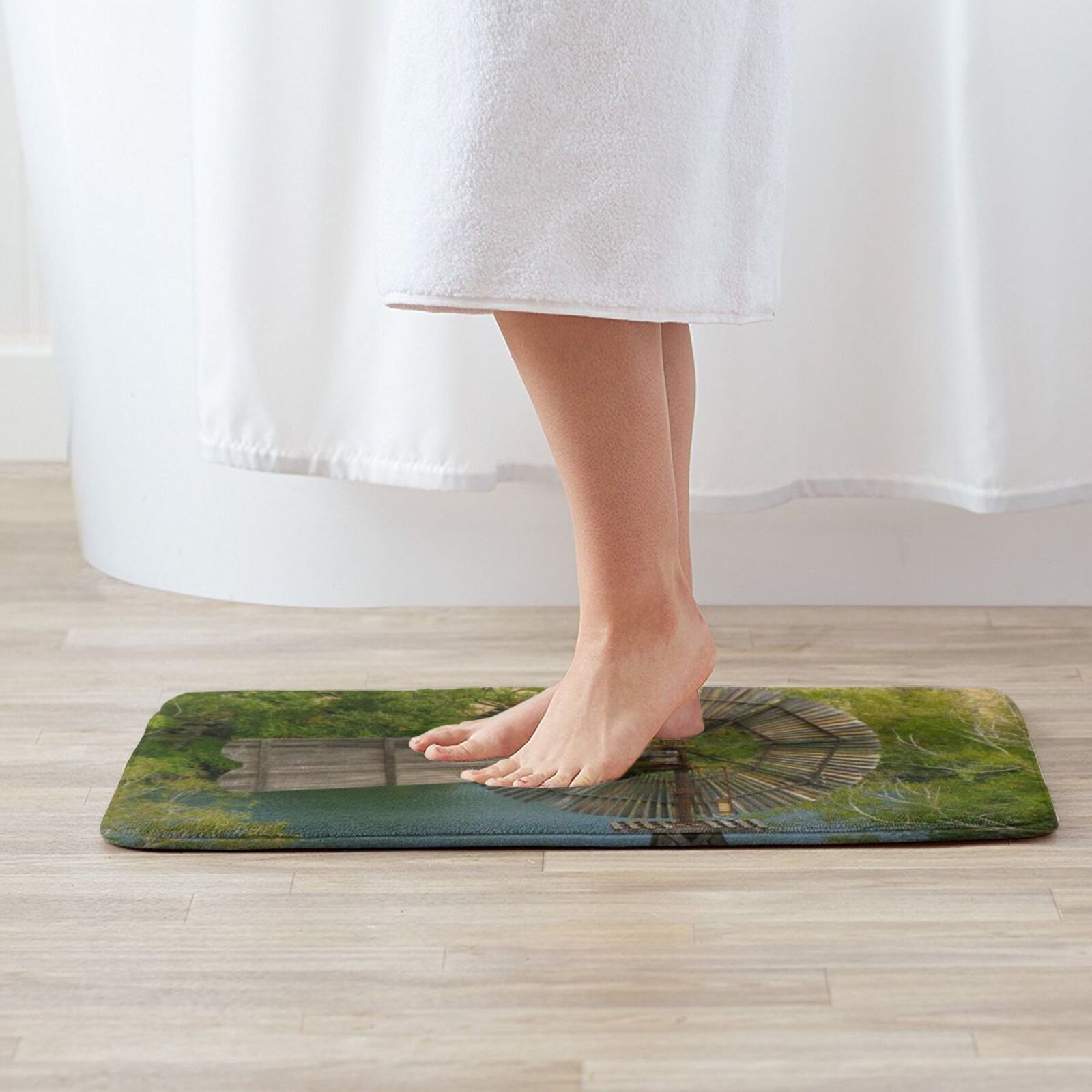 Wooden Windmill Carpet Mat Rug - огляд і ціна Century Textile & Sewing Supply Photos