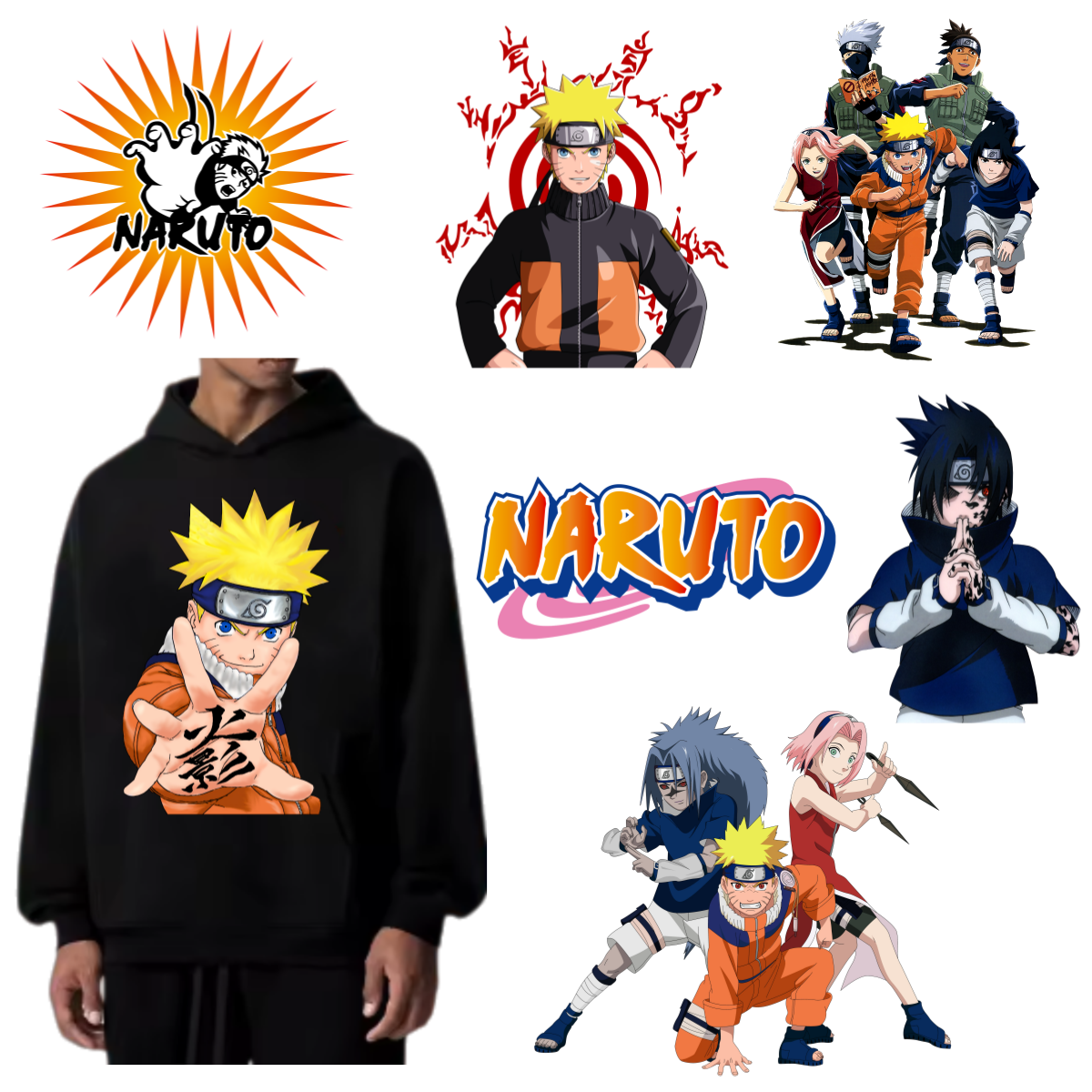 Naruto Heat Transfer Sticker C - огляд і ціна Iron On Patch