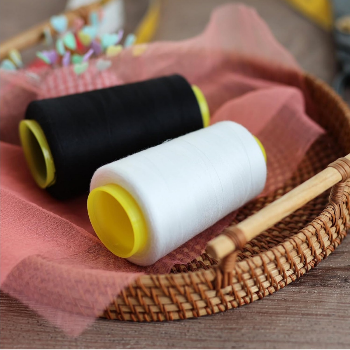 1-6Rolls 3000 Yard Each Serger - огляд і ціна Serger Thread Cone
