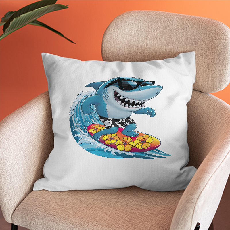 Interesting sharks surfing Iro - огляд і ціна Iron On Patch