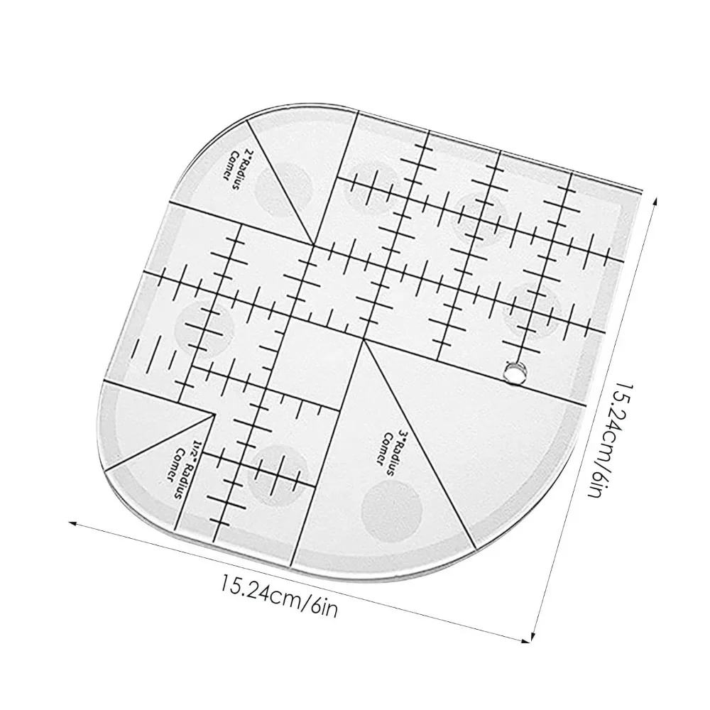 Sewing Quilt Ruler Curved Corn - огляд і ціна Quilting Ruler Square