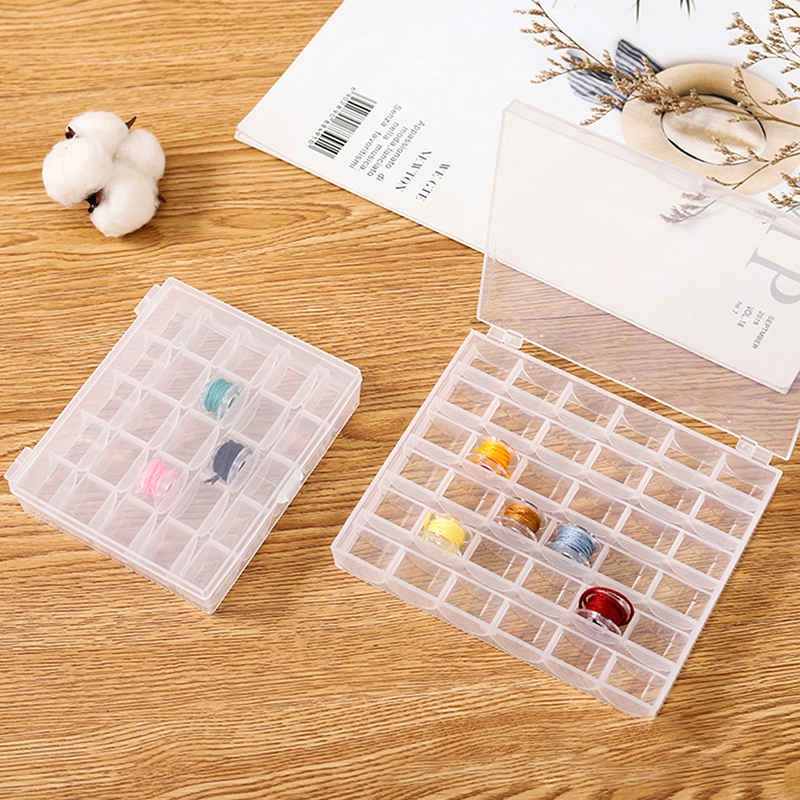New 36 Slots Bobbins Box Stora - огляд і ціна Bobbin Organizer Box