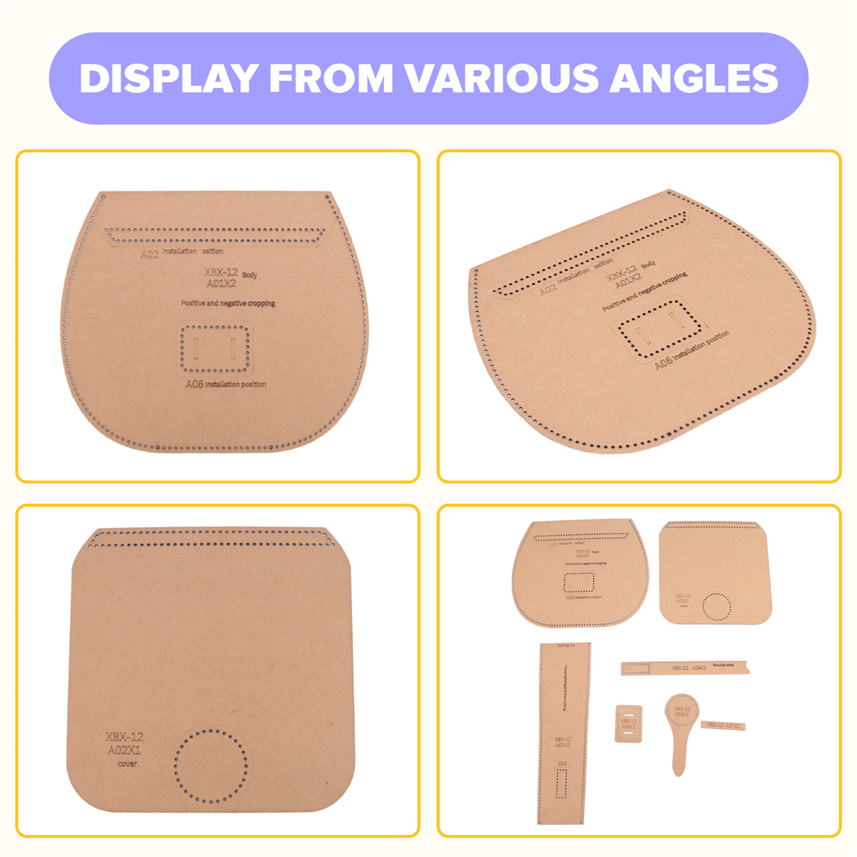 A06K DIY Leather Tool Kit Kraf - огляд і ціна Sewing Kit