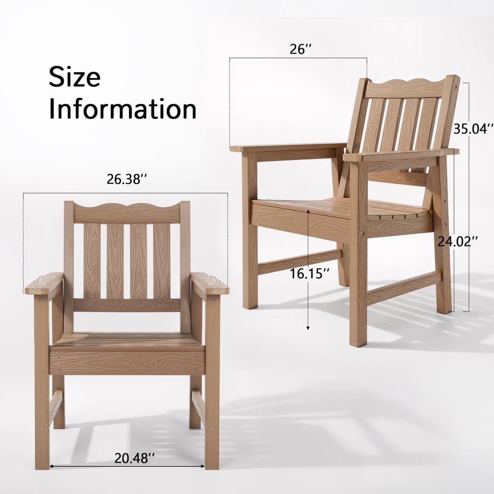 AllWeather Patio Chairs Set of - огляд і ціна Fabric Weight Set