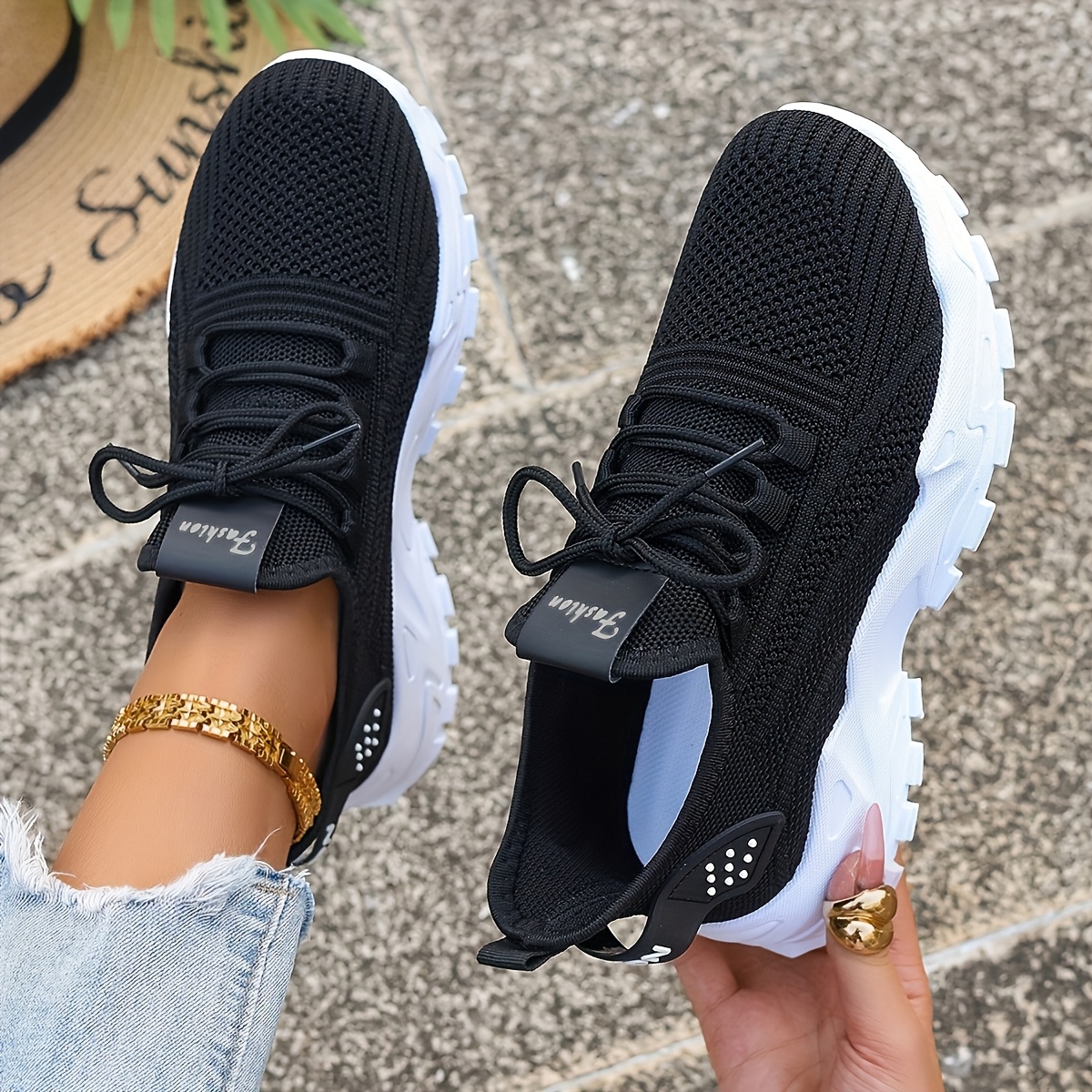 Breathable Knit Sneakers Fashi - огляд і ціна Sewing Cloth