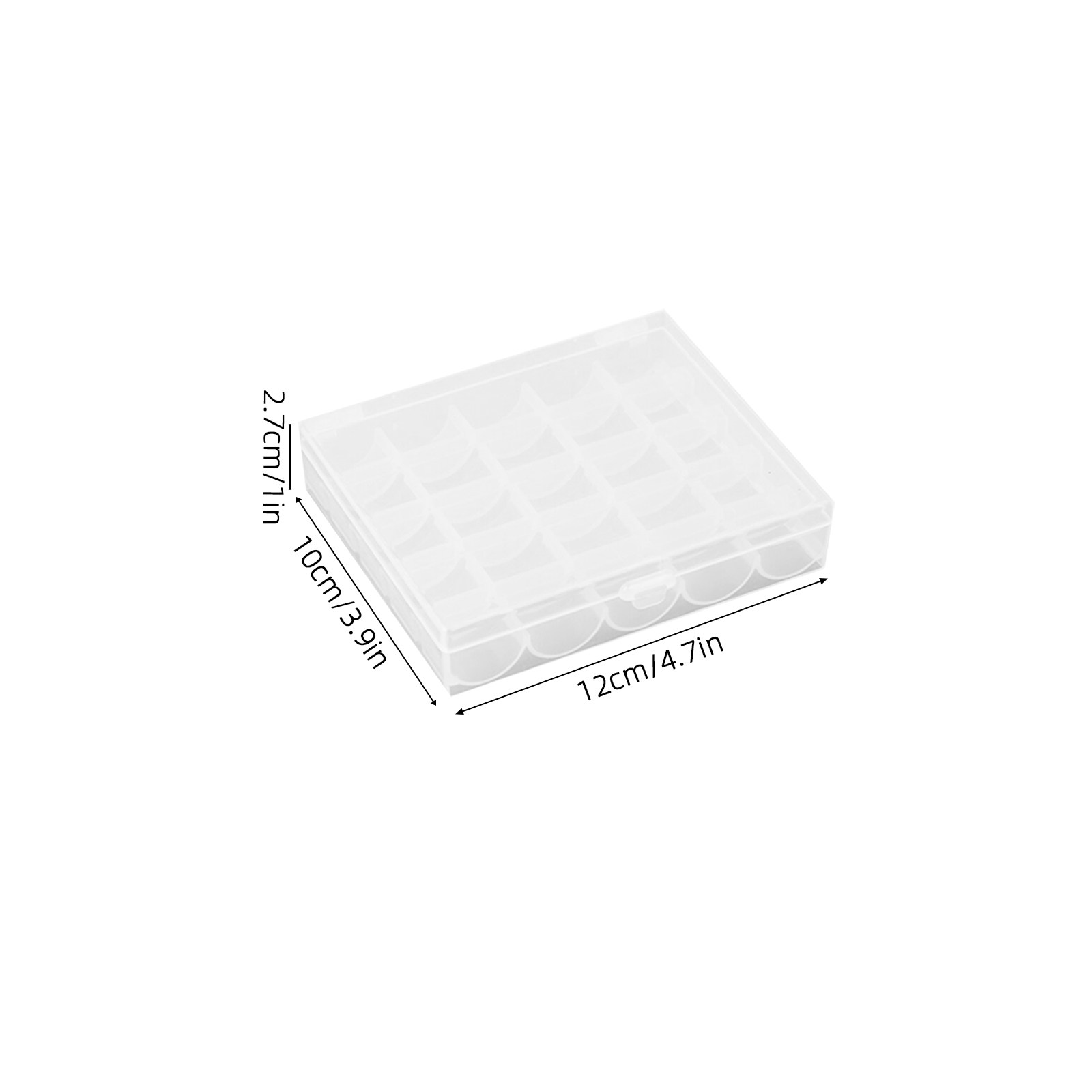 3Pcs Bobbins Case Organizer Cl - огляд і ціна Bobbin Organizer Box