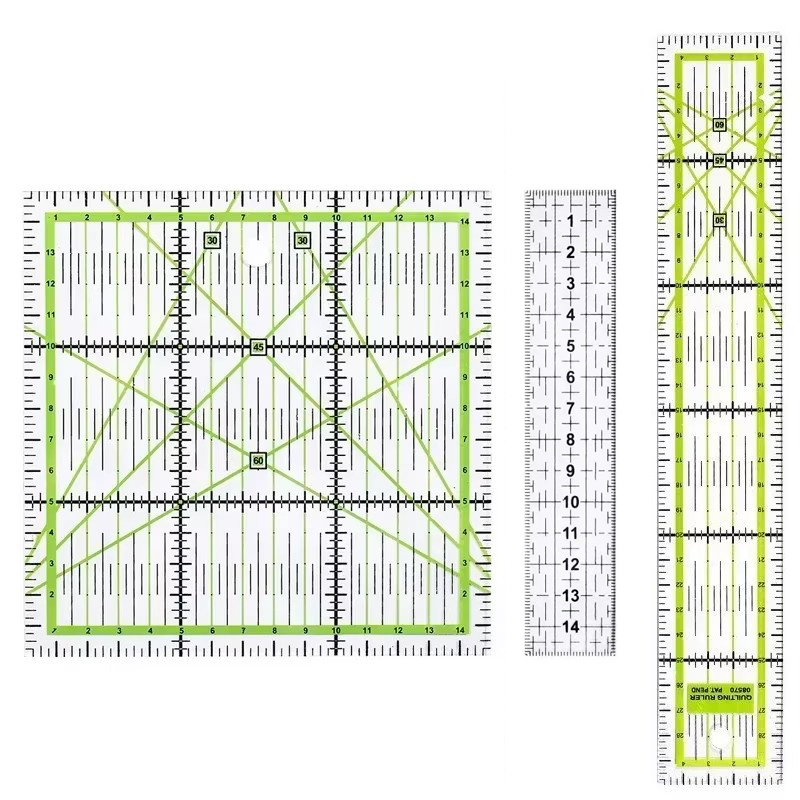 1/2pcs 15cm Quilting Patchwork - огляд і ціна Sewing Gauge Ruler