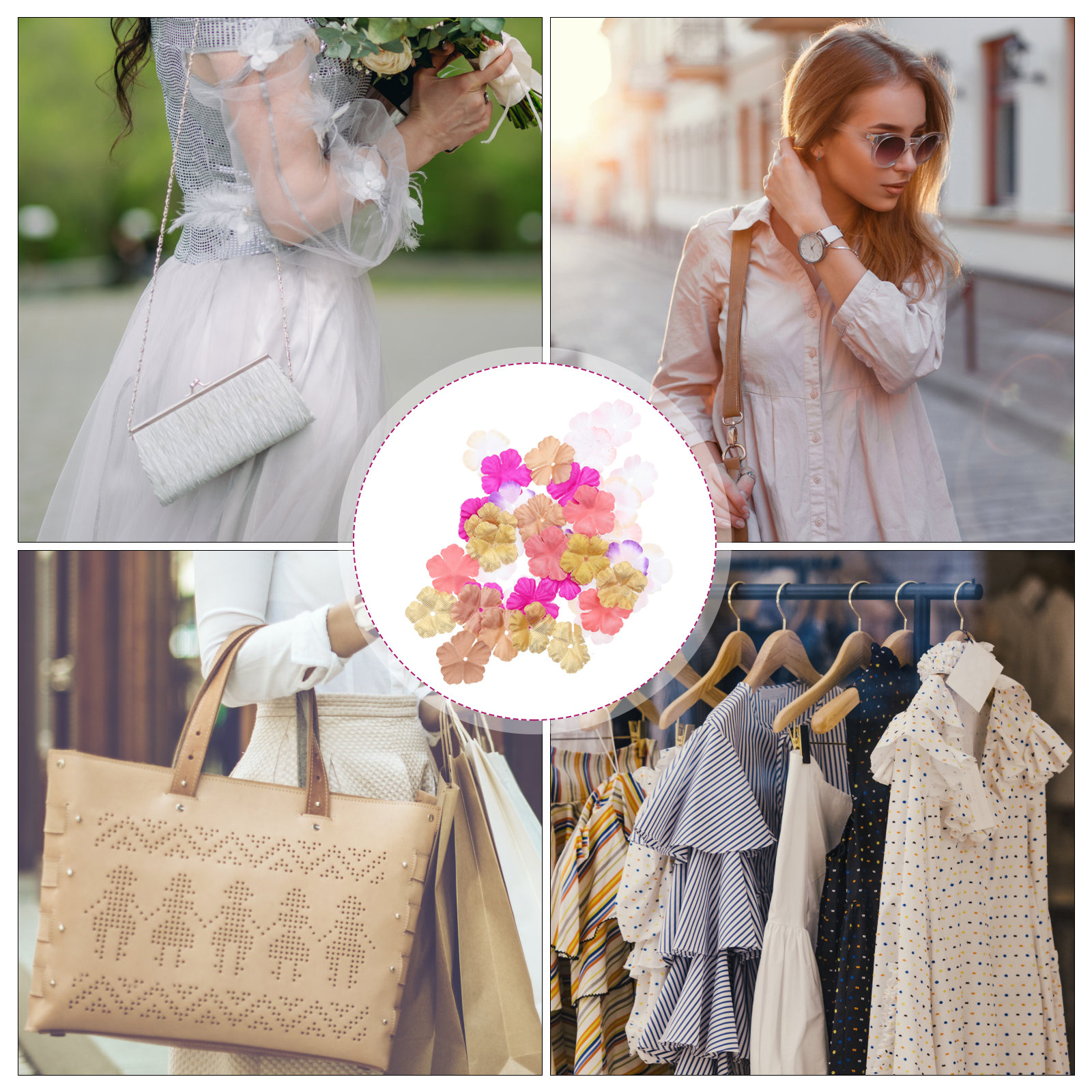 500Pcs Flower Patches DIY Appa - огляд і ціна Sewing Recycling