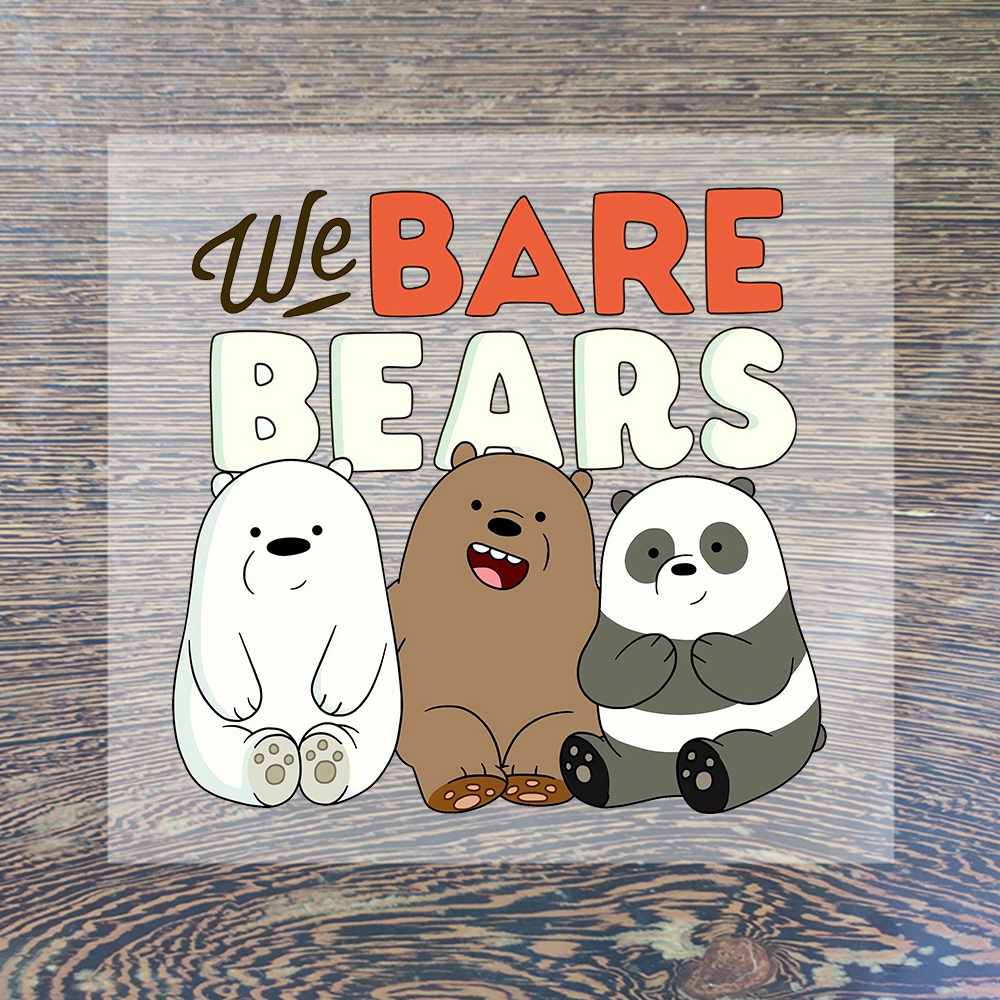 We Bare Bears Iron on Patches  - огляд і ціна Iron On Patch