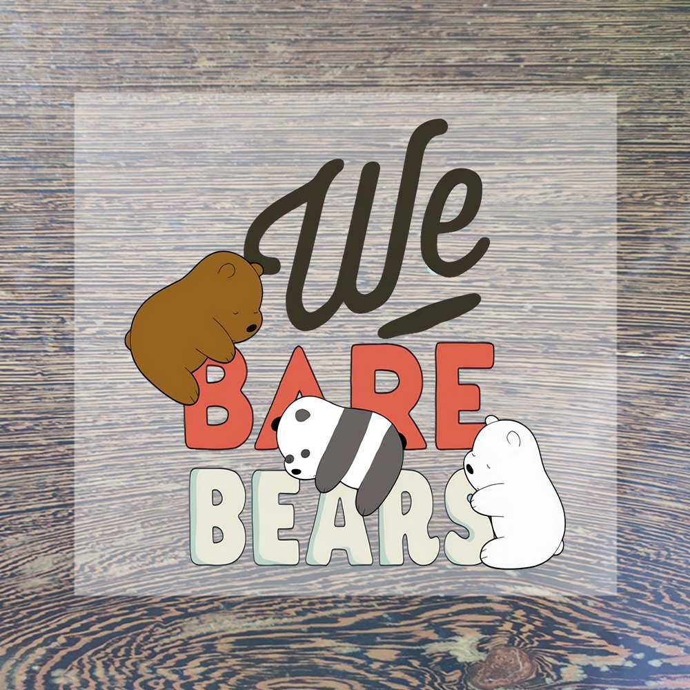 We Bare Bears Iron on Patches  - огляд і ціна Iron On Patch