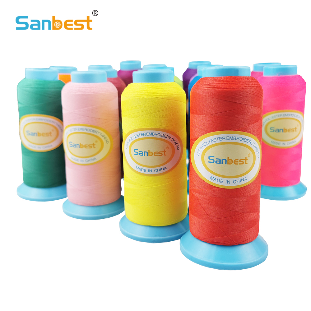Sanbest Matt Embroidery Thread - огляд і ціна Serger Thread Cone