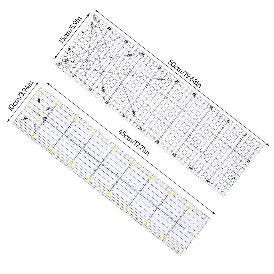 Fenrry Multisize Acrylic Patch - огляд і ціна Sewing Gauge Ruler
